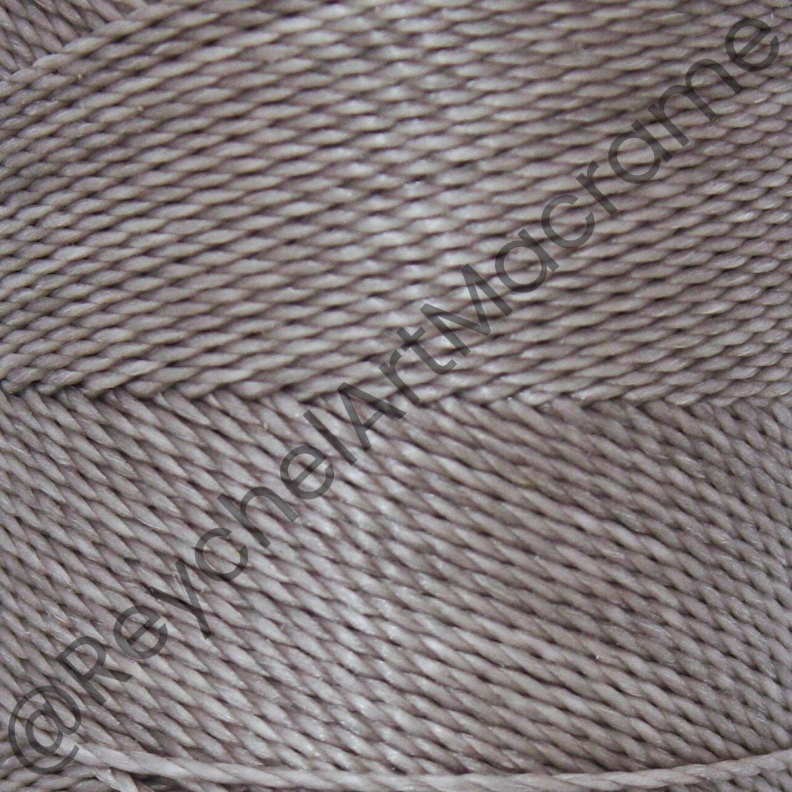 Waxed Wool Thread 168m Linhasita Waxed Thread 1mm Light Gray, Macrame Thread, Waxed ...