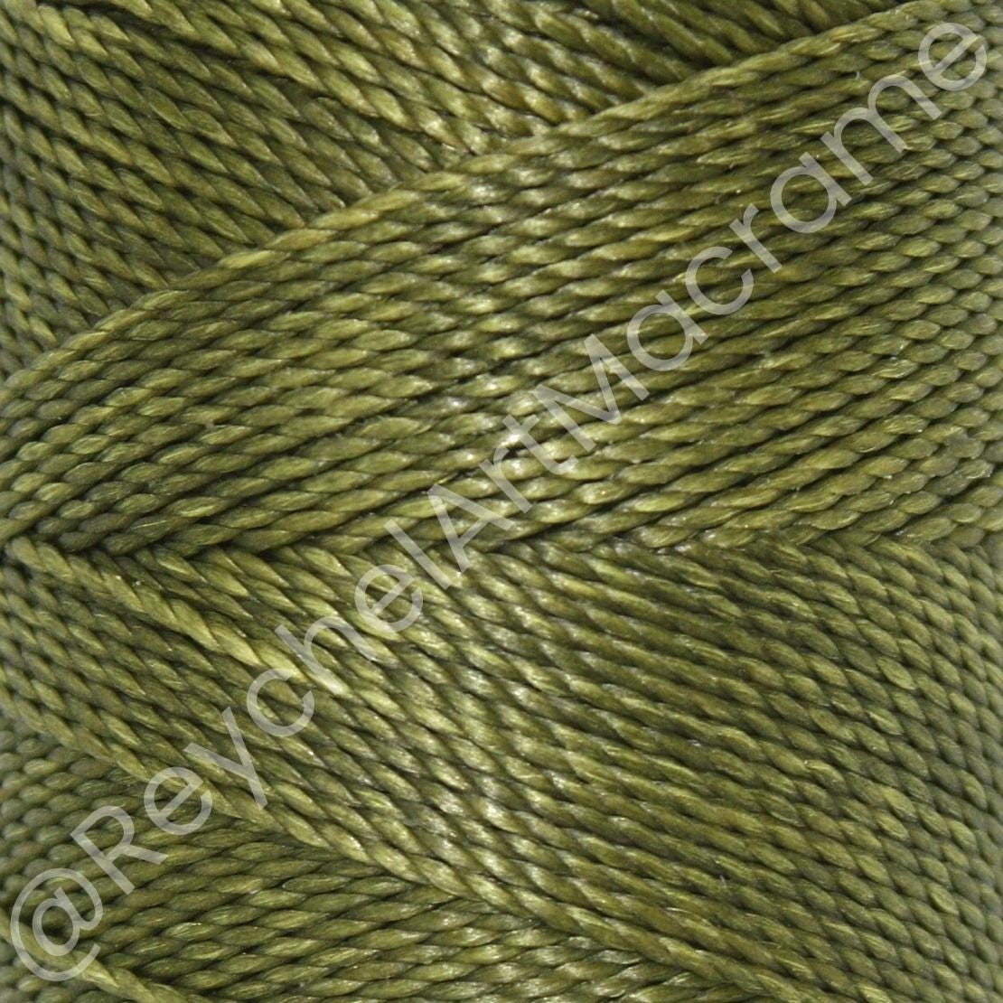 Waxed Wool Thread 168m Linhasita Waxed Thread 1mm Forest Green, Macram Thread, Waxed ...