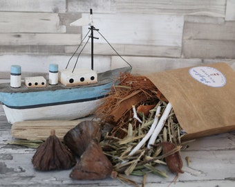 Rockport Pot Pourri | Coastal Scented Botanicals | Aquatic Lavender Cedarwood Eucalyptus | Fresh Ocean Air Home Fragrance