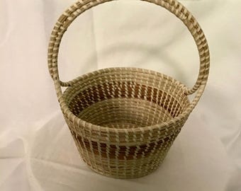 Deep Cross Handled Basket