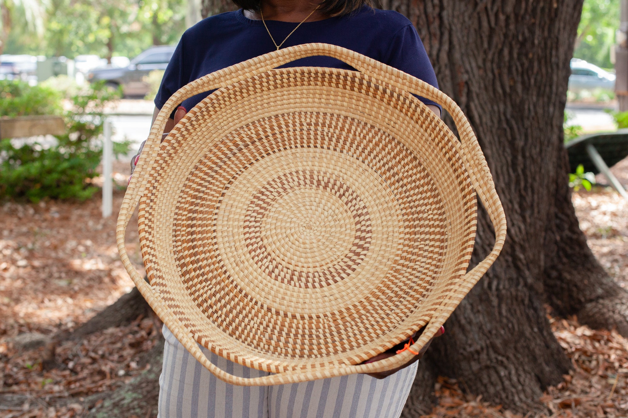 Panier avec Poignées en Étoile