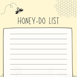 Buzzy Honey-Do List