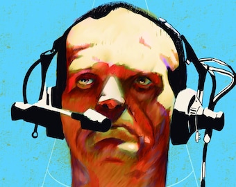 Florian Schneider Portrait: Kraftwerk Art Print, Signed Limited Edition