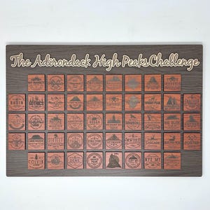 Adirondack 46er High Peaks Challenge Tracker: Walnut Collector's Edition