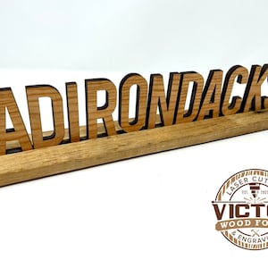 Adirondack 46er High Peaks Shelf Art | ADK Hiking Gifts | Adirondack Hiking Gifts