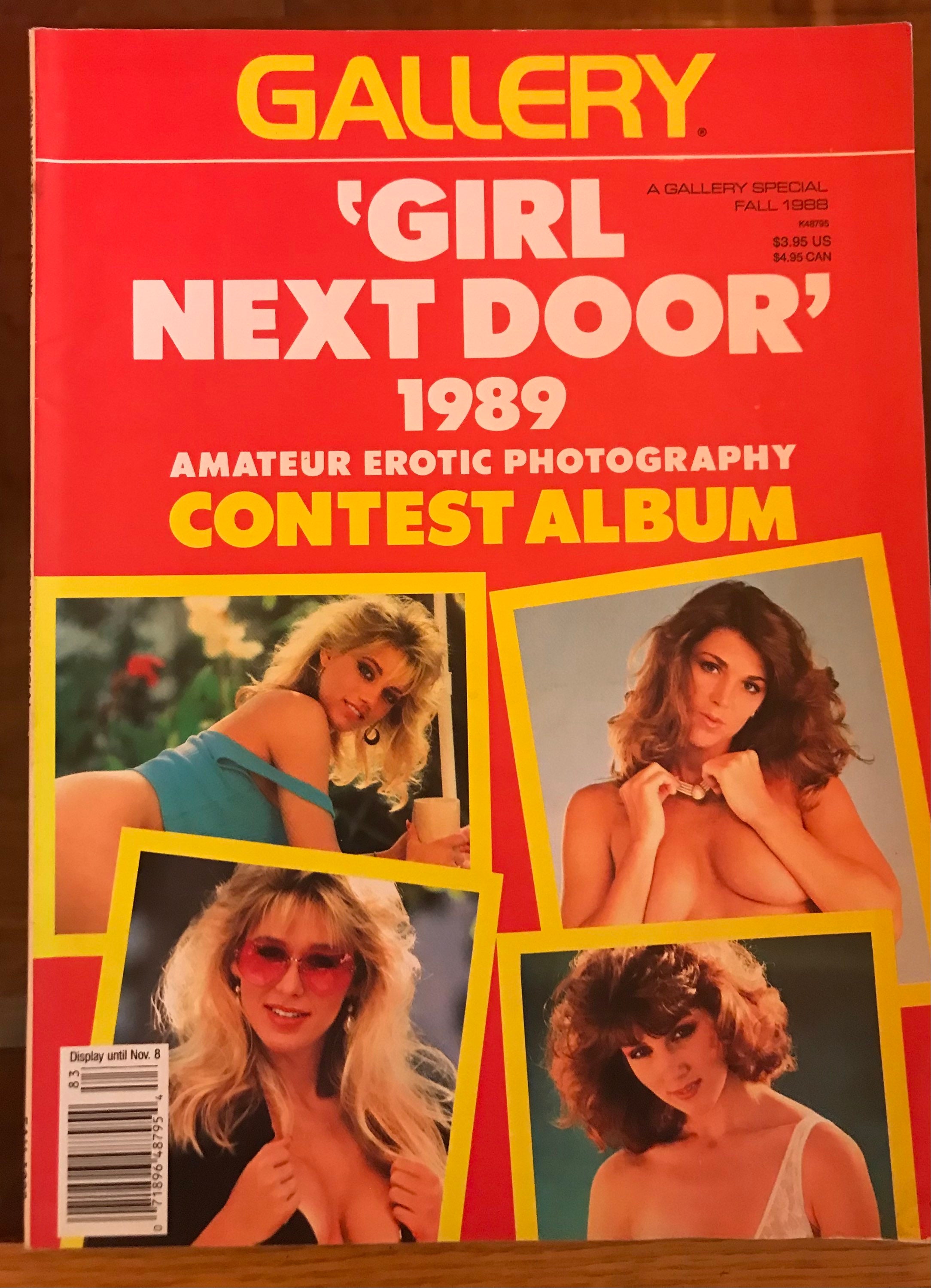 Gallery Girl Next Door Adult Magazine 1989 FREE SHIPPING