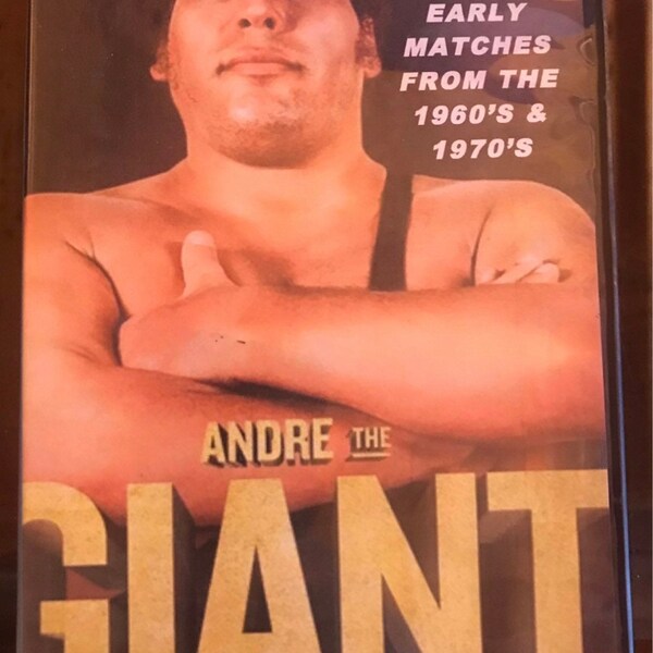 Andre The Giant Documentary Featuring Early Matches From The 1960’s & 1970’s Wrestling Era Dvd