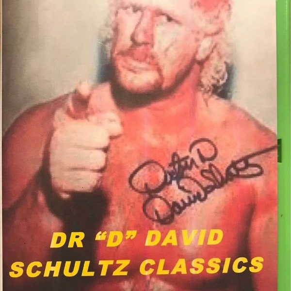 Dr. “D” David Schultz Classics Wrestling Dvd FREE SHIPPING