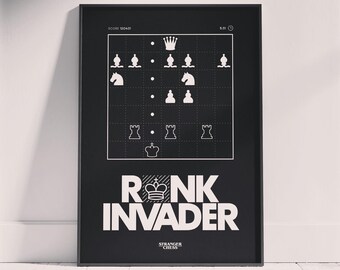 Rank Invader — Poster — StrangerChess