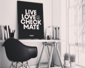 Live Love Check Mate - Poster