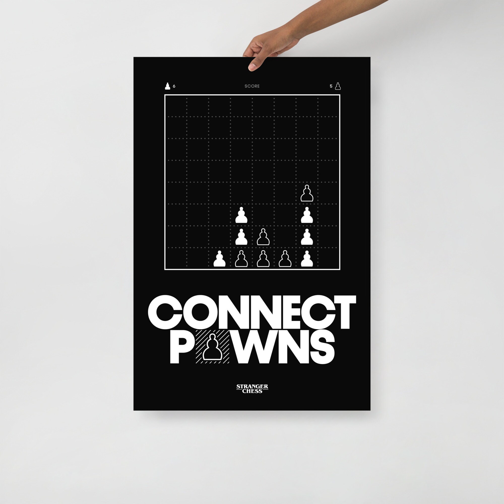 Connect Pawns Poster Strangerchess - Etsy