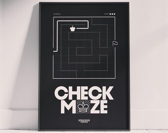 Check Maze — Poster — StrangerChess