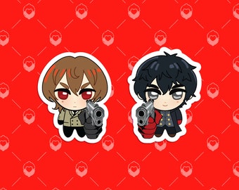 Bebekechi Bebekira Stickers | Goro Akechi | Akira Kusuru | Persona 5