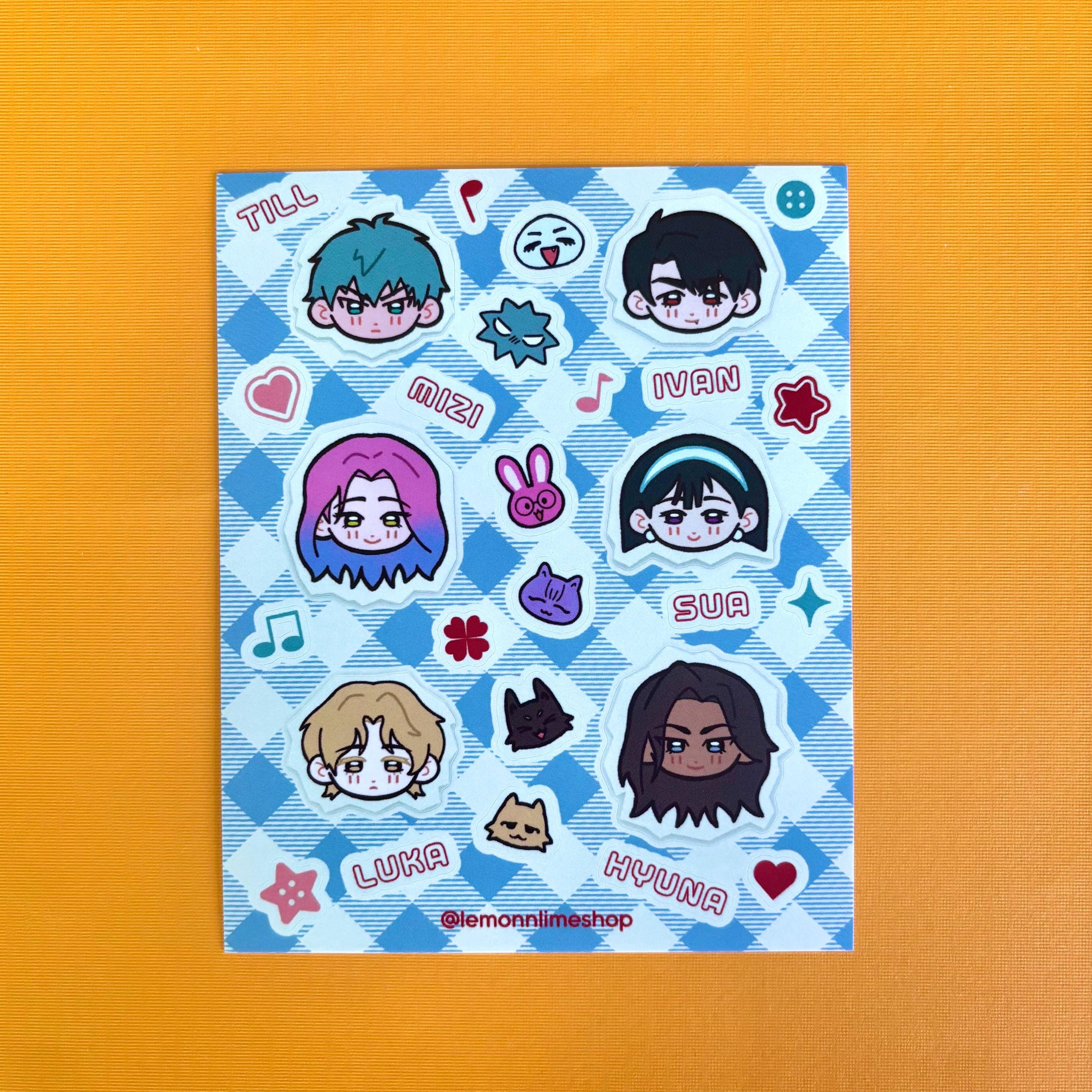 ALNST Sticker Sheets | Alien Stage Stickers | Ivantill Mizisua Hyuluka ...