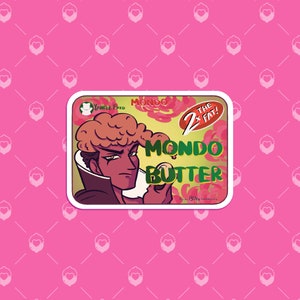 Mondo Butter Stickers
