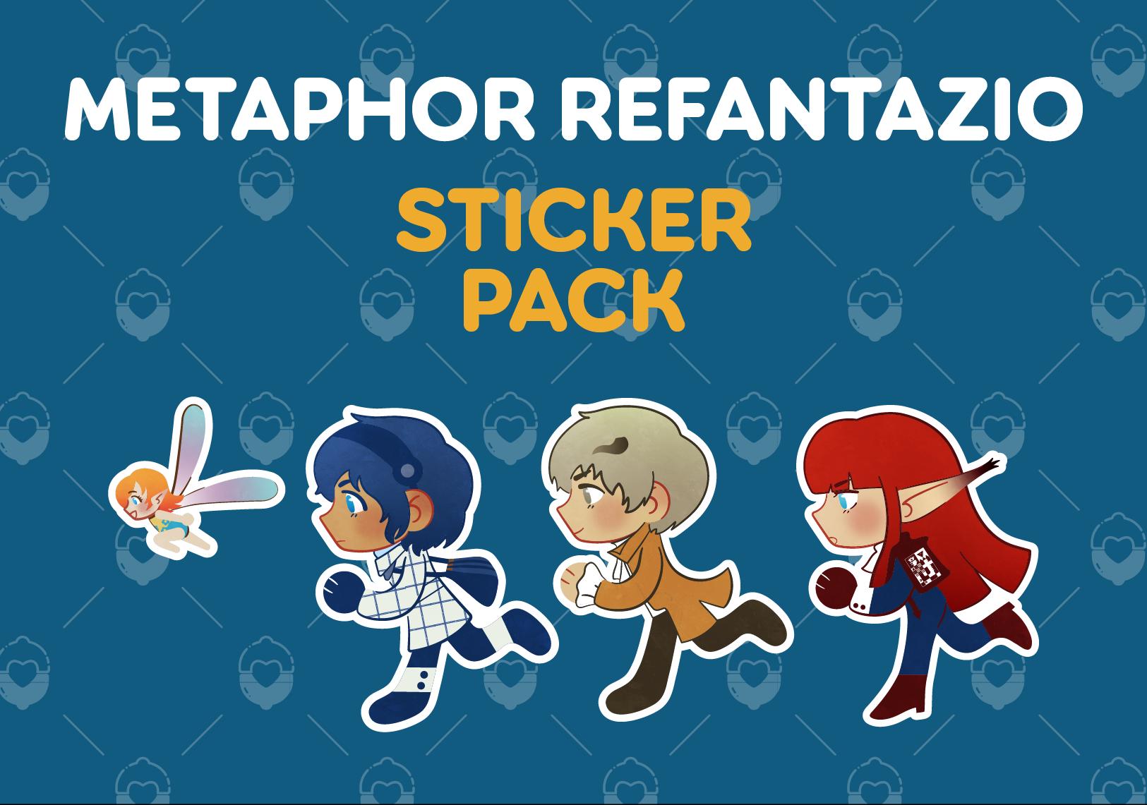 Metaphor Sticker Pack | Metaphor ReFantazio | Will Gallica Strohl Hulkenberg