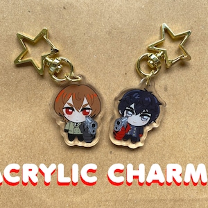 Bebekechi Bebekira Charms | Goro Akechi Akira Kusuru Acrylic Charm