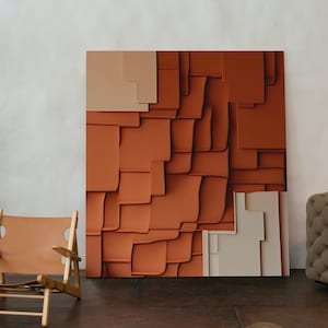 Abstract Painting 3D Texture Art Minimalist Wall Art. Large Abstract Printable Art. Neutral Art. Modern Contemporary Boho Wall Art Print.