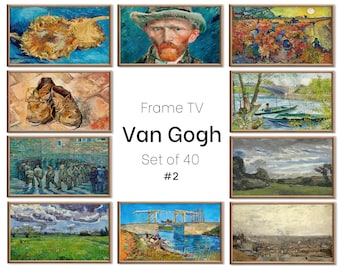 Set of 40 Samsung Frame TV 4K Art #2. Ultimate Van Gogh Famous Paintings Collection. Vincent Van Gogh Art Set. Instant Download Frame TV Art
