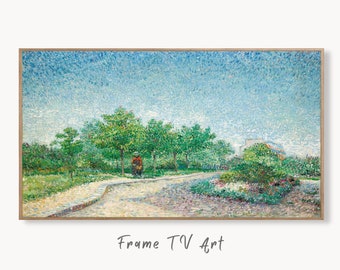 Samsung Frame TV Art 4K Square Saint-Pierre Famous Painting by Vincent van Gogh. Instant Download van Gogh Art for the Frame TV. Vintage Art