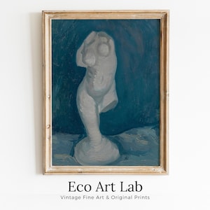 Vincent van Gogh Torso of Venus Roman Mythology Painting Printable Wall Art. Roman Goddess Sculpture van Gogh Print Vintage Fine Art.