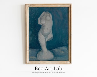 Vincent van Gogh Torso of Venus Roman Mythology Painting Printable Wall Art. Roman Goddess Sculpture van Gogh Print Vintage Fine Art.