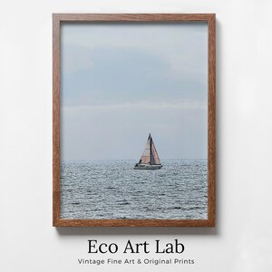 Nautical Wall Art Sailboat Painting. Instant Download Sailboat Print. Digital Painting of Boats. Boat Artwork. Printable Sailing Artwork