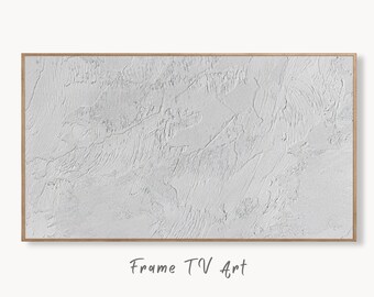 Samsung Frame TV Art 4K Modern Wall Texture Abstract Painting. Neutral Minimal Abstract Art. Instant Download Art for TV.