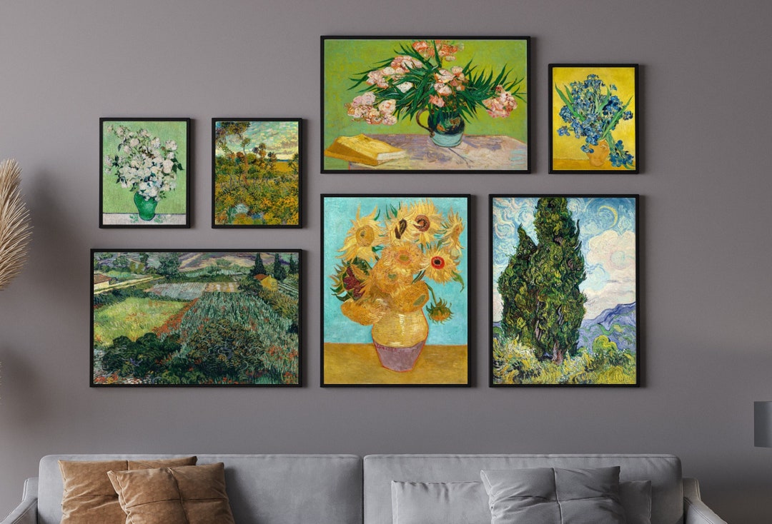 Vincent Van Gogh Wall Print SET. Gallery Wall Set. Van Gogh Print Set