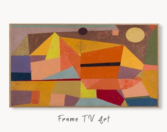 Samsung Frame TV Art 4K Paul Klee Colorful Abstract Painting. Instant Download Vintage Famous Abstract Painting. Paul Klee Art for Frame TV