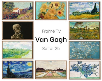 Set of 25 Samsung Frame TV 4K Art. Ultimate Van Gogh Famous Paintings Collection. Vincent Van Gogh Art Set. Instant Download Frame TV Art