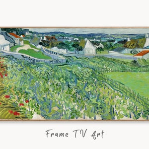 Cadre pour téléviseur Samsung 4K Vignobles, célèbre tableau de Vincent van Gogh. Paysage van Gogh à téléchargement immédiat pour le cadre TV. Décoration vintage