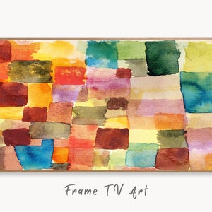 Samsung Frame TV Art 4K Colorful Paul Klee Abstract Painting. Instant Download Vintage Famous Abstract Painting. Paul Klee Art for Frame TV