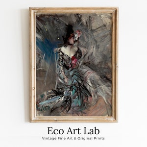 Vintage Wall Art | PRINTABLE Art | Spanish Dancers at the Moulin Rouge | Decadent Young Women | Vintage Woman Portrait | Victorian Painting