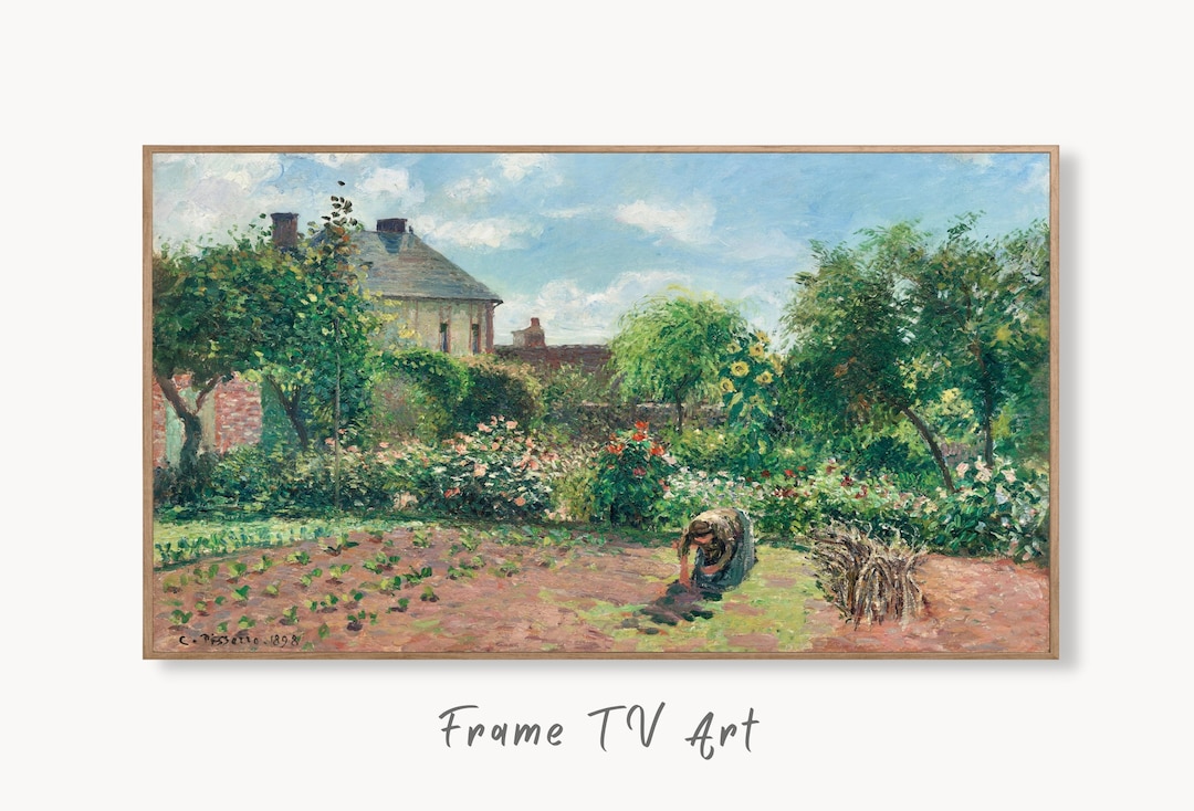 Buy Samsung Frame TV Art 4K the Artist's Garden Famous French Online in India Etsy