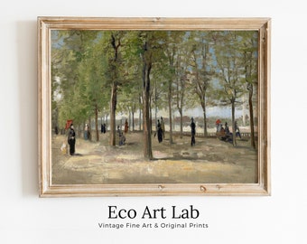 Vincent van Gogh Vintage Painting. Instant Download Antique Painting Wall Art. PRINTABLE van Gogh Wall Art. Fine Art Print
