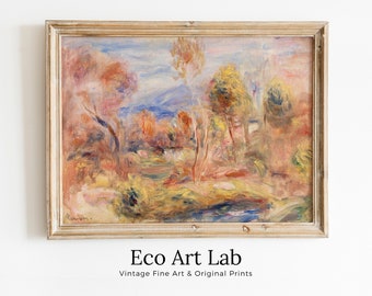 Famous Renoir Print. Glade (Clairière) by Auguste Renoir. Vintage Landscape. Antique Oil Painting. Printable Wall Art. Instant Download