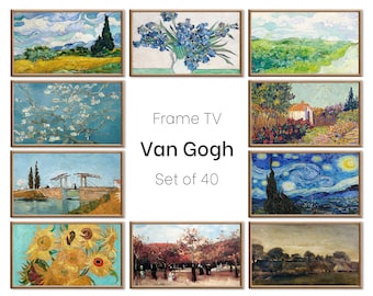 Set of 40 Samsung Frame TV 4K Art. Ultimate Van Gogh Famous Paintings Collection. Vincent Van Gogh Art Set. Instant Download Frame TV Art