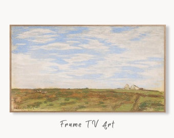 Samsung Frame TV Art 4K Monet Landscape Famous Painting. Instant Download. Vintage Art for the Samsung Frame TV. Claude Monet Art for TV