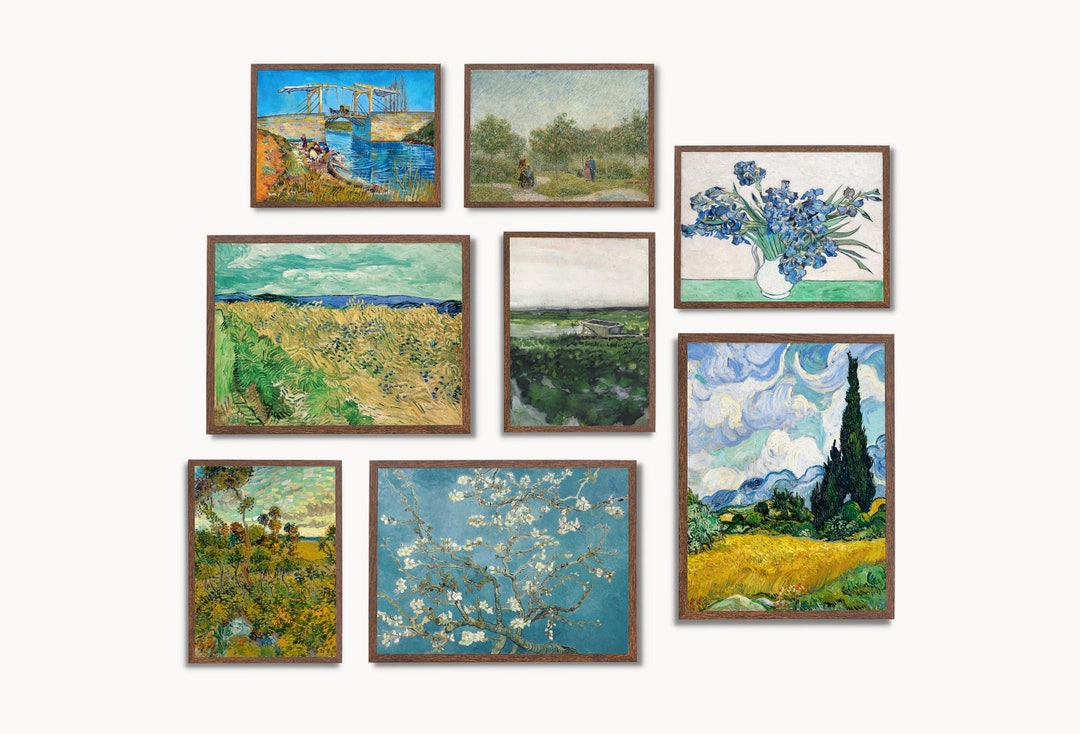 Vincent Van Gogh Wall Print SET. Gallery Wall Set. Van Gogh Print Set