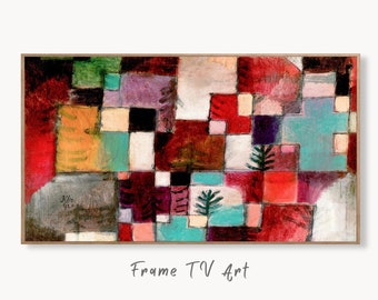 Samsung Frame TV Art 4K Paul Klee Colorful Abstract Painting. Instant Download Vintage Famous Abstract Painting. Paul Klee Art for Frame TV