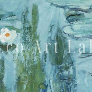 Samsung Frame TV Art 4K Famous Water Lilies Claude Monet Painting. Instant Download Botanical Wall Art for the Frame TV. Vintage Wall Art image 2