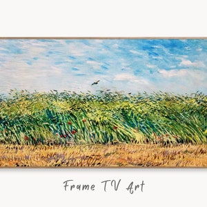 Samsung Frame TV Art 4K Famous Wheat Field Painting by Vincent van Gogh. Instant Download van Gogh Landscape for the Frame TV. Vintage Decor