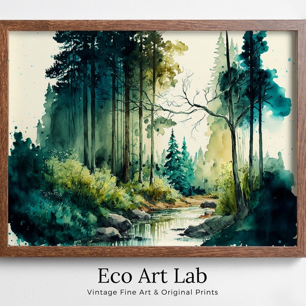 Image showcasing Geometric Nature Print Digital Download - Etsy