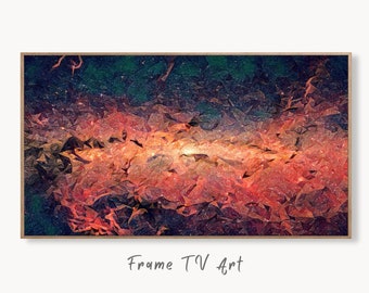 Constellation night sky milky way, Samsung Frame TV Art. Abstract, Samsung Art TV, Digital Download for Samsung Frame, Digital Download