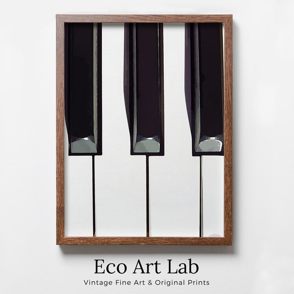 Piano Key Art Etsy