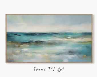 Samsung Frame TV Art 4K Minimalist Neutral Abstract Painting. Muted Wall Decor. Instant Download Art for the Frame TV. Abstract Art for TV