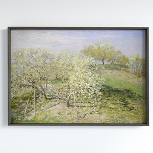 Claude Monet Famous Spring Landscape Painting Fine Art. - Etsy