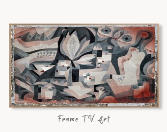 Samsung Frame TV Art 4K Paul Klee 1921 Garden Abstract Painting. Instant Download Vintage Famous Painting. Paul Klee Art for Frame TV