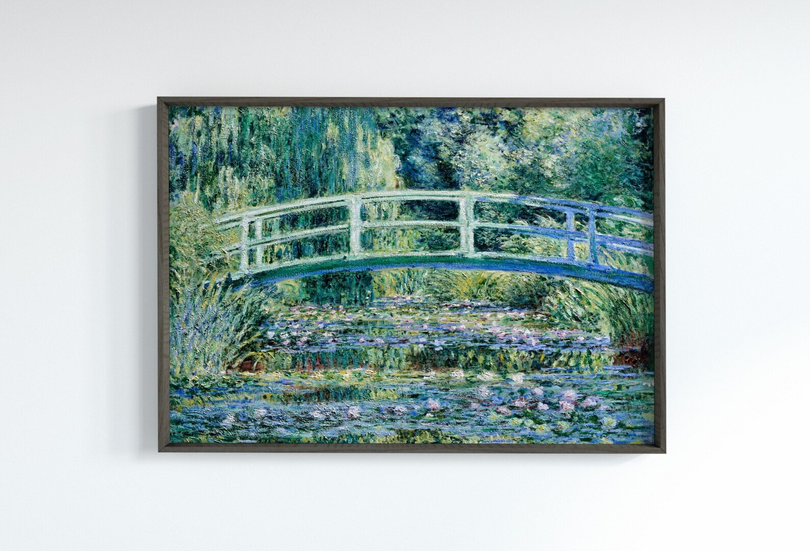 monet paintings water lilies bridge